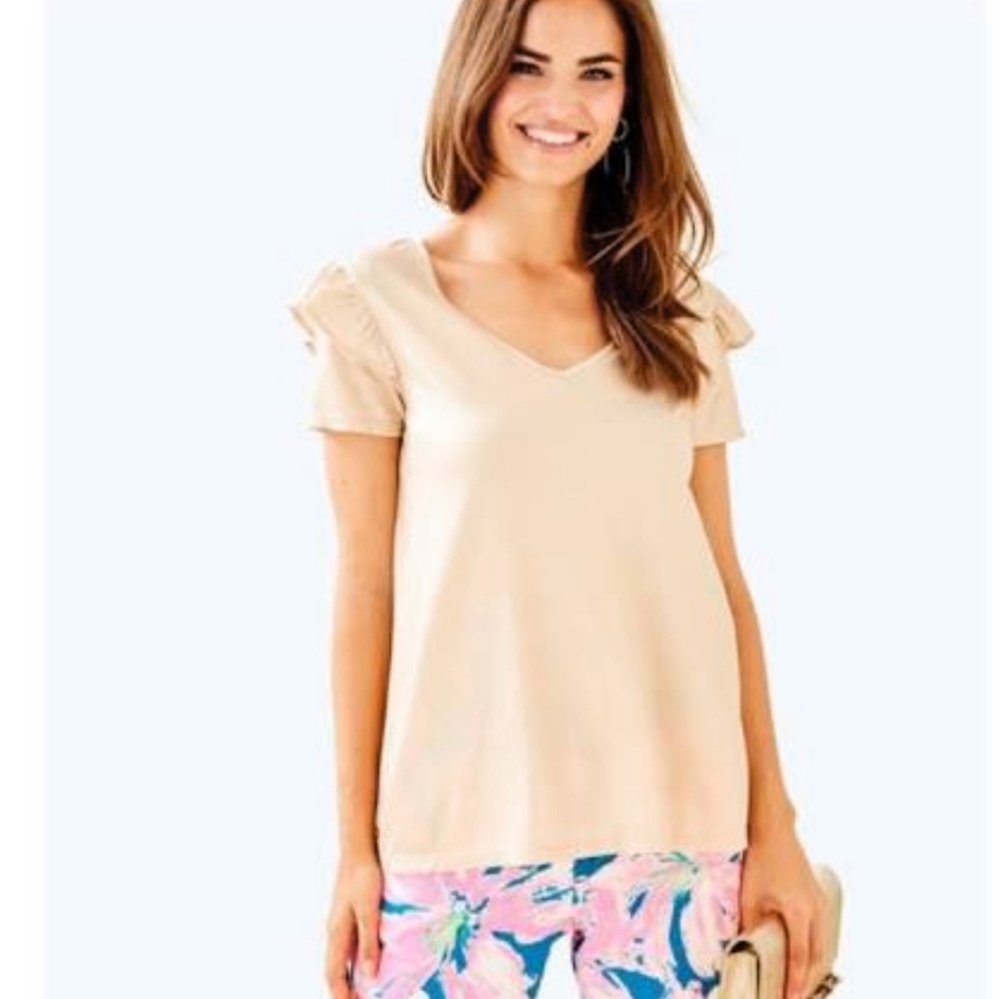 Lilly Pulitzer samira top women's small ru…